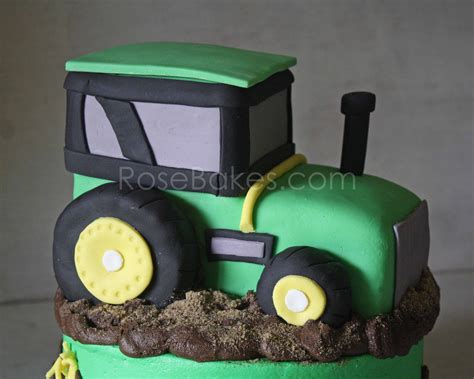 How To Make A Tractor Cake Picture Tutorial Rose Bakes Tractor Cake