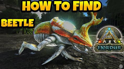 How To Find Dung Beetle In Fjordur Ark Youtube