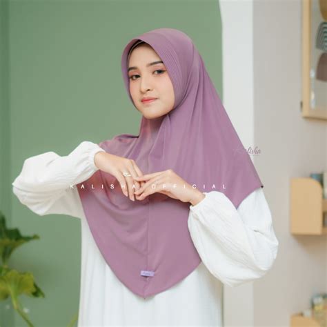 Jual Hijab Bergo Hamidah Size L Latifa Jilbab Jersey Premium Kerudung