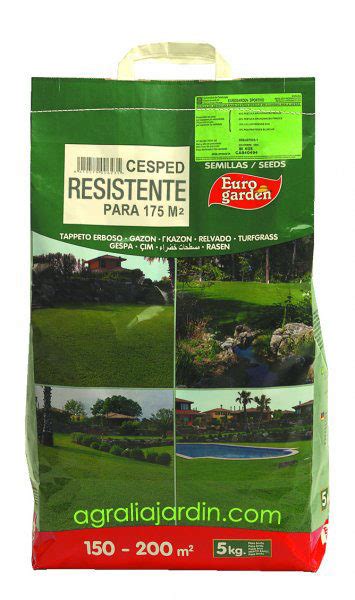 Césped Resistente 5 Kg Agralia Jardín