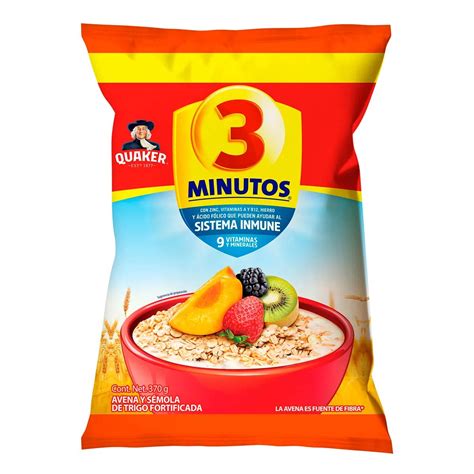 Precios Avena Quaker 3 Minutos 370 Gr Compara Y Ahorra SuCom