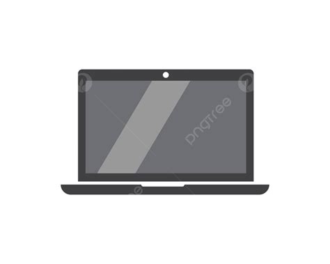 laptop logo icon vector illustration portable device illustration