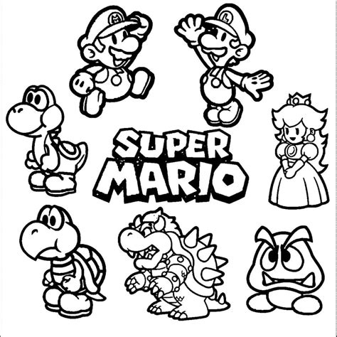 Super Mario Bros O Filme Para Colorir