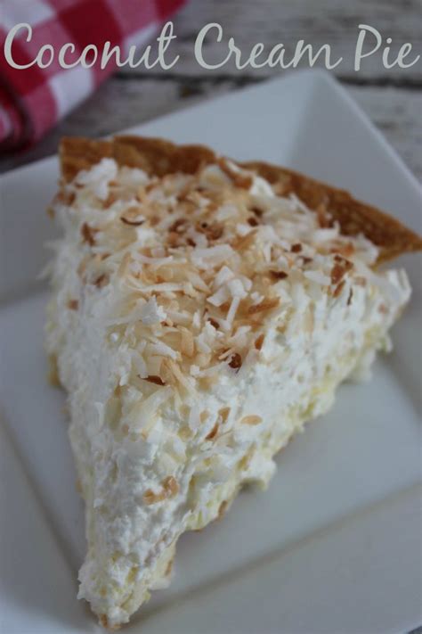 Easy Coconut Cream Pie Recipe Bargainbriana