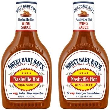 Amazon Sweet Baby Rays Nashville Hot Wing Sauce 16 Fl Oz Pack Of 2