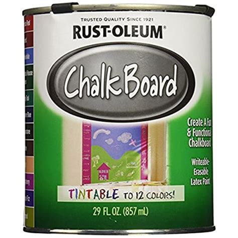 Rust Oleum 243783 Specialty Chalkboard Tint Base 29 Oz