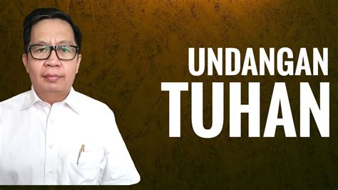 UNDANGAN TUHAN Ps Yusuf Manubulu YouTube