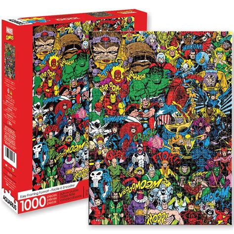 Marvel Retro 1,000-Piece Puzzle - Entertainment Earth