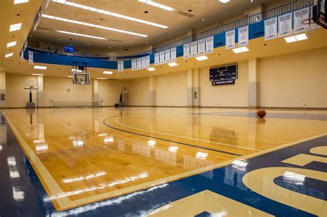 Indoor School Basketball Court