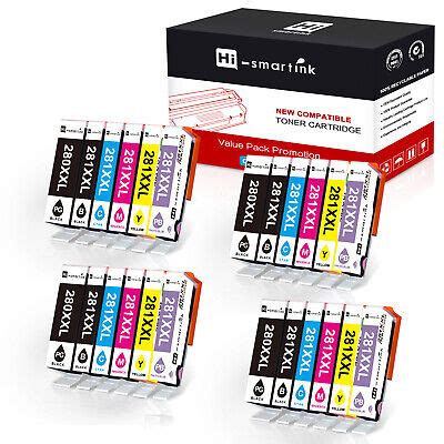 Lot Ink Cartridges For Canon PIXMA TS8120 TS9120 TS8220 PGI-280XXL CLI ...