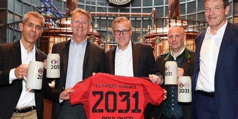 El Bayern Múnich extendió su contrato con Paulaner hasta 2031