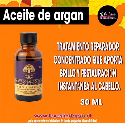 Aceite De Argan Ml Te Ves Linda Profesional