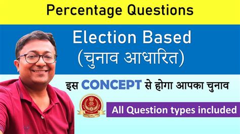 Election Based Percentage Questions Election Questions On Percentage