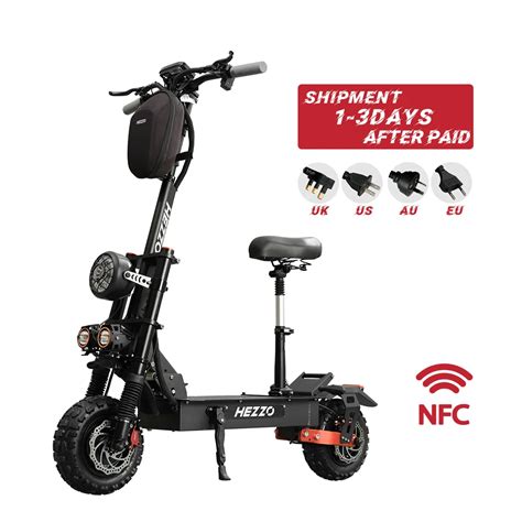 2024 HEZZO Electric Scoote 60V 6000W 45Ah NFC Powerful Off Road