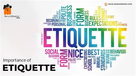 Importance Of Etiquettes Sevenmentor Training Institute