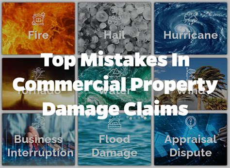 Top Mistakes In Commercial Property Damage Claims Insurance Claim