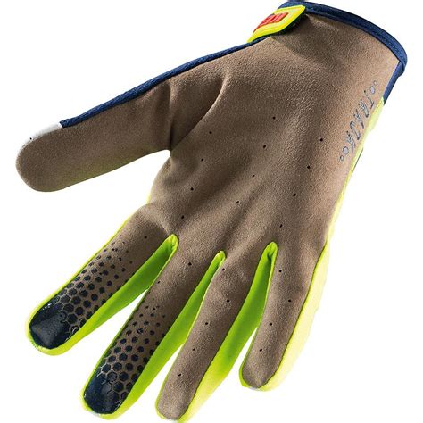 Gants Cross TRACK KENNY Lime Rouge MOTO AXXE FR Gants Cross