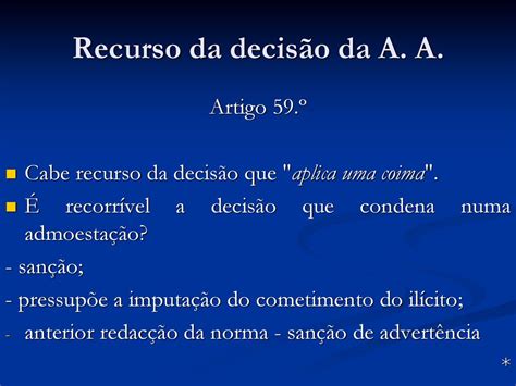 O Ilícito Contra Ordenacional ppt carregar