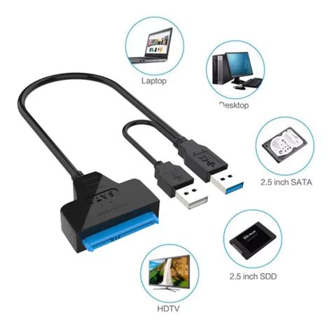 Usb To Sata Adapter Cable Data Converter 30 To 25 35 For Hdd Ssd Usb Eur 590 Picclick Fr