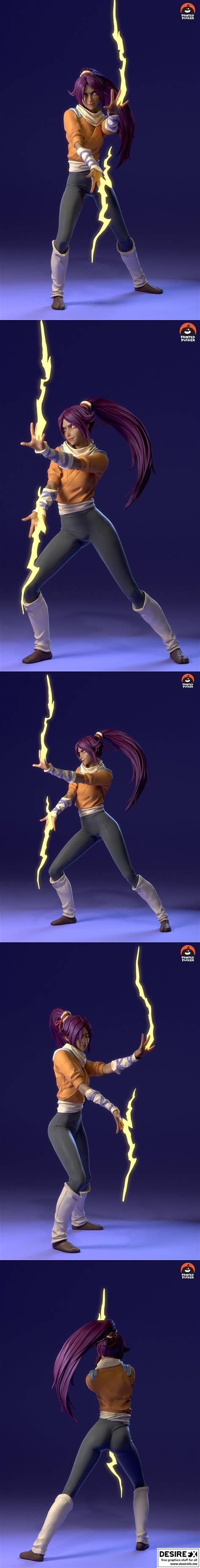 Desire FX 3d Models Yoruichi Shihoin 3D Print Model STL