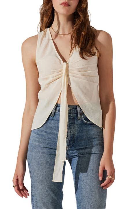 White Sleeveless Blouses Nordstrom