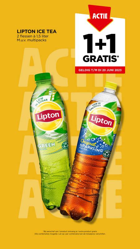 Lipton Ice Tea Folder Aanbieding Bij Jumbo Details