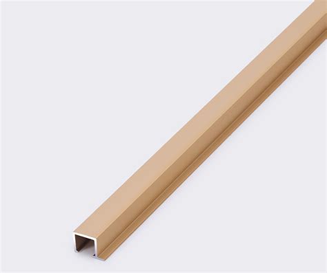 Wall Panel Profile Anodised Metal Trim U Shape Edging Strip For Tiles