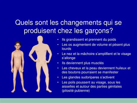 PPT La puberté PowerPoint Presentation free download ID 790874