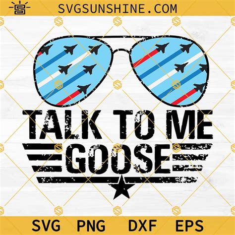 Talk To Me Goose Svg Top Gun Svg Maverick Svg Top Gun Quote Svg Png