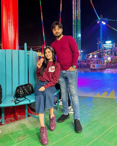 Iqra Kanwal And Areeb Pervaiz With Ducky And Aroob In Global Village