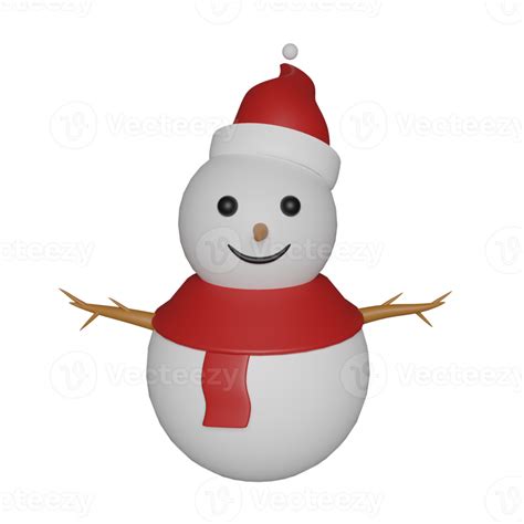 muñeco de nieve icono 3d 15730884 PNG