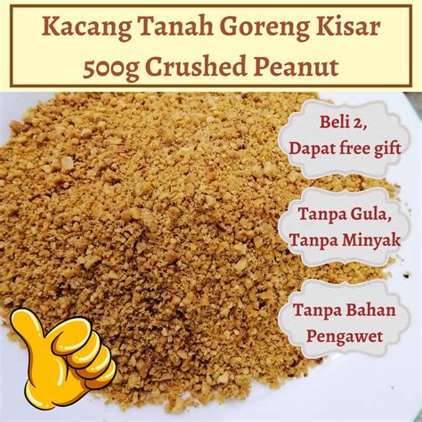 Tanpa Bahan Pengawet Tanpa Gula Minyak 500g Kacang Tanah Goreng