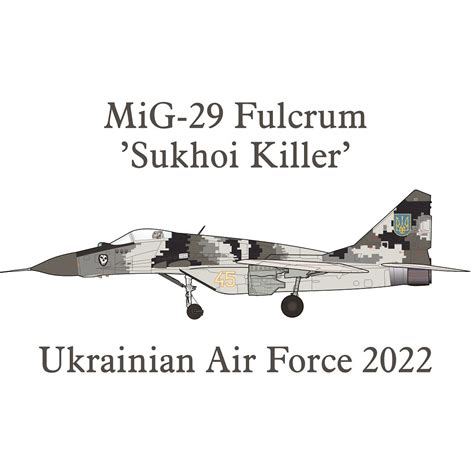 Авиомодел MisterCraft MIG 29 9 13 Fulcrum Ghost of Kyiv 1 72 MCR D110