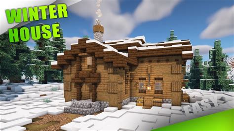 Winter House In Minecraft How To Make A Minecraft Snowy House