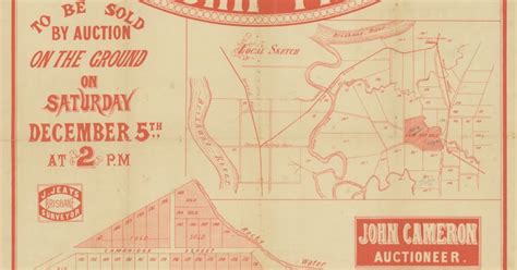 Rocky Waterholes Township Proper Rocklea 1885 Map Of The Week