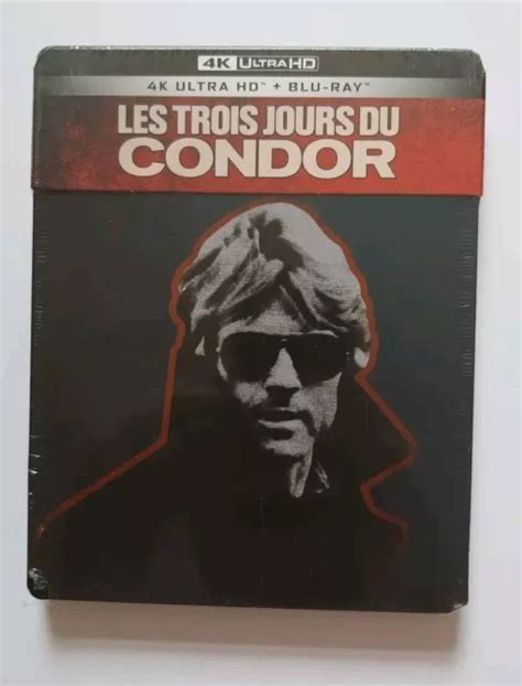 THREE DAYS OF The Condor 1975 4K Ultra HD Blu Ray Steelbook FRENCH