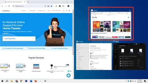 How to Split Your Screen on a Windows 10 PC : HelloTech How