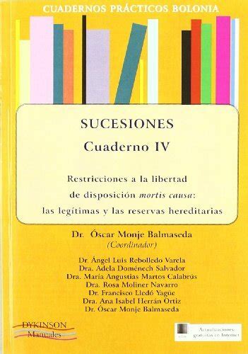 Libro Cuadernos Pr Cticos Bolonia Sucesiones Cuaderno Iv