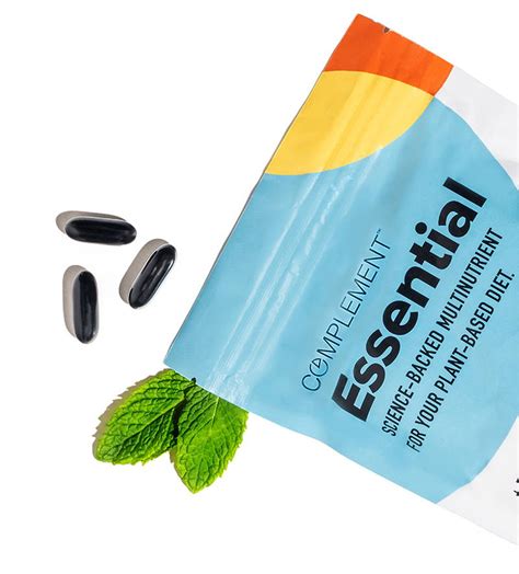 Complement Essential The Best Vegan Multivitamin For Plant Based Eaters