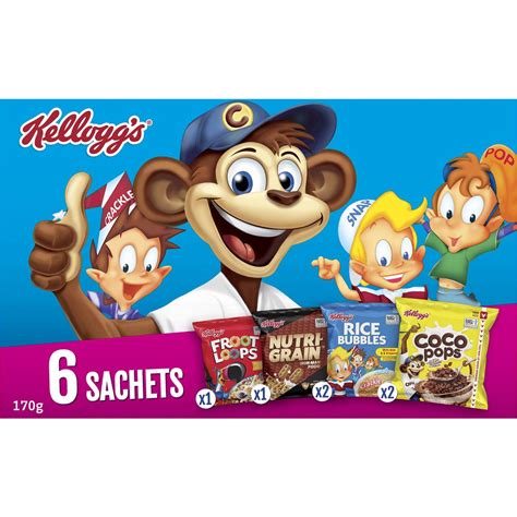 Kellogg S Fun Pack Breakfast Cereals Assorted 170g Woolworths