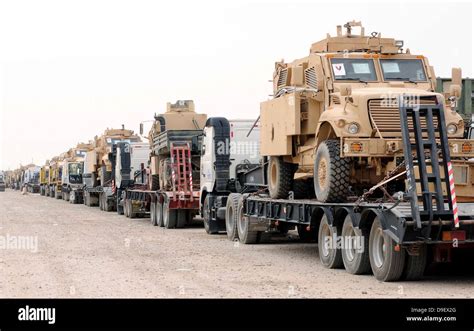 Convoy military vehicles hi-res stock photography and images - Alamy