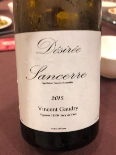 Vincent Gaudry D Sir E Sancerre Vivino United States