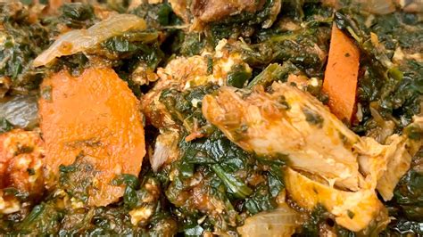 Kontomire Stew Ghanaian Spinach Stew Youtube