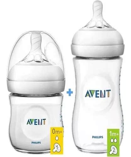 Kit Mamadeiras P Tala Ml Ml Philips Avent Cor Transparente