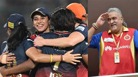 Wpl Ex Rcb Owner Vijay Mallya Congratulates Smriti Mandhana Led