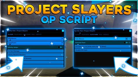 [ 👺op ] Project Slayers Script Hack Gui Auto Farm Teleport Youtube