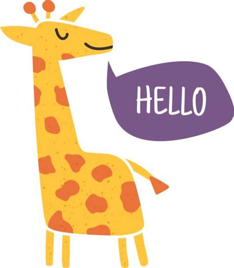 Giraffes Babies Backgrounds Illustrations Royalty Free Vector Graphics