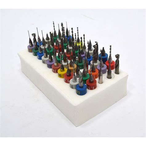 Lot of 50 CARBIDE DRILL BITS 1/8" Shank MIXED MANUFACTURER & SIZES *So – Get A Grip & More