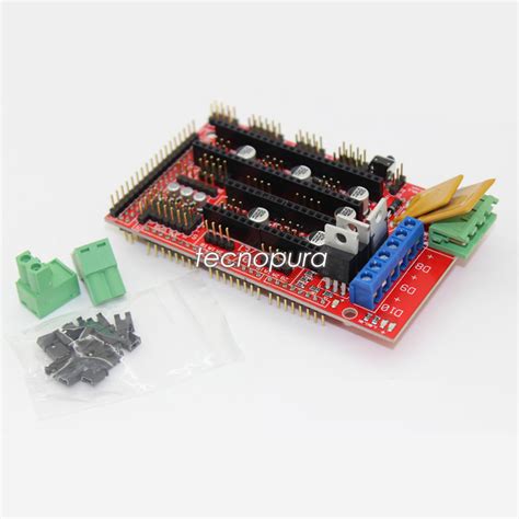 Shield RAMPS 1 4 Para Impresora 3D RepRap Arduino Mega Pololu Shield