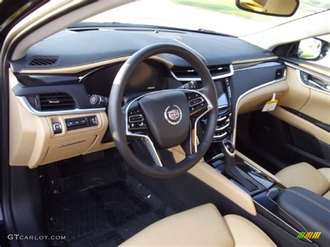 Caramel/Jet Black Interior 2013 Cadillac XTS Premium FWD Photo ...